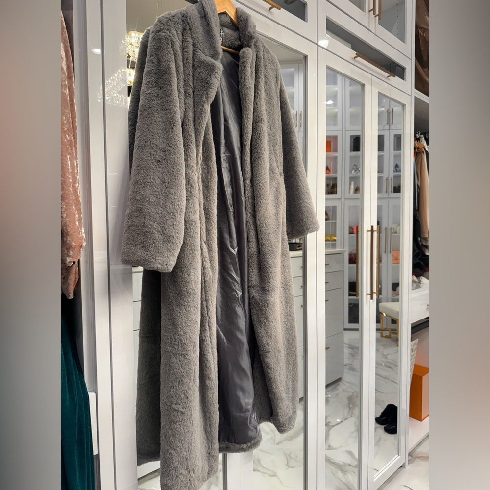 Long Faux coat
